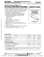 MRF5P21180R6 datasheet pdf Freescale (Motorola)