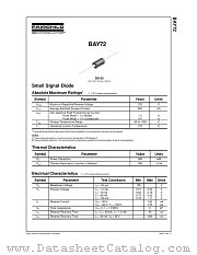 BAY72_T50R datasheet pdf Fairchild Semiconductor