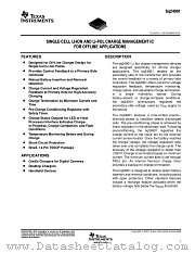 BQ24901PWR datasheet pdf Texas Instruments