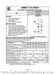 SR802 datasheet pdf Taiwan Semiconductor