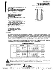 CY74FCT2541ATSOCT datasheet pdf Texas Instruments
