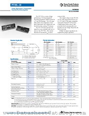 PT7705A datasheet pdf Texas Instruments