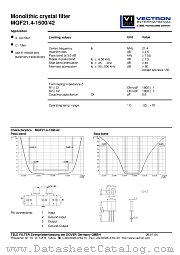 MQF21.4-1500/42 datasheet pdf Vectron