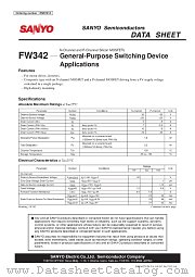 FW342 datasheet pdf SANYO