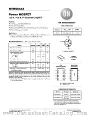 NTHS5443T1 datasheet pdf ON Semiconductor