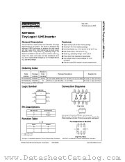 NC7NZ04K8X datasheet pdf Fairchild Semiconductor