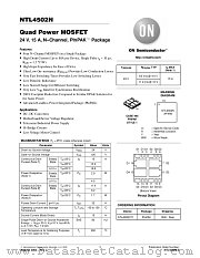 NTL4502NT1 datasheet pdf ON Semiconductor