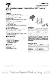 SFH6345-X006 datasheet pdf Vishay