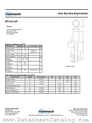 MT1318-UR datasheet pdf Marktech Optoelectronics