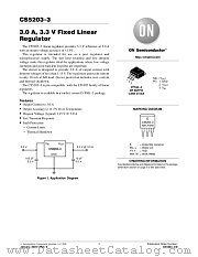 CS5203-3GDPR3 datasheet pdf ON Semiconductor