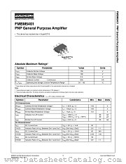 FMBM5401 datasheet pdf Fairchild Semiconductor