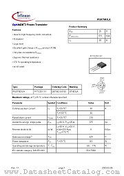 IPU07N03LA datasheet pdf Infineon
