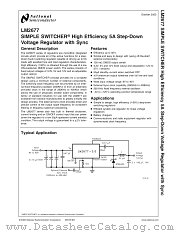 LM2677SX-3.3 datasheet pdf National Semiconductor