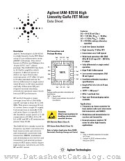 IAM-92516 datasheet pdf Agilent (Hewlett-Packard)