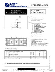 APTGT50DA120D1 datasheet pdf Advanced Power Technology