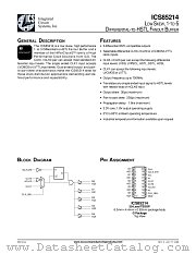 ICS85214 datasheet pdf Texas Instruments