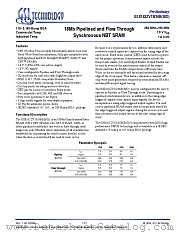 GS8162ZV36B datasheet pdf GSI Technology