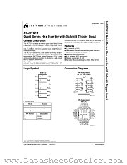 5962-9218301M2A(54ACTQ14LMQB) datasheet pdf National Semiconductor