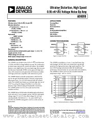 AD8099ARD-REEL datasheet pdf Analog Devices