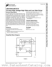 LM5100AMX datasheet pdf National Semiconductor