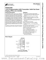 DS90C363BMTX datasheet pdf National Semiconductor