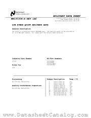 5962-9153701MXA datasheet pdf National Semiconductor