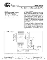 CYK256K16SCCB datasheet pdf Cypress