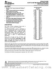 SN74ALVCH16260DLR datasheet pdf Texas Instruments