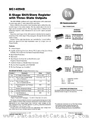 MC14094BFEL datasheet pdf ON Semiconductor