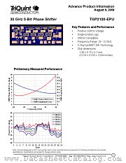 TGP2100-EPU datasheet pdf TriQuint Semiconductor