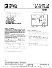 AD7894AR-3REEL7 datasheet pdf Analog Devices