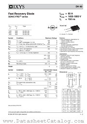 DH60-18A datasheet pdf IXYS