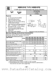 HDBS101G datasheet pdf Taiwan Semiconductor