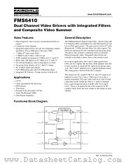FMS6410CSX datasheet pdf Fairchild Semiconductor