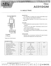 AC01DGM-T datasheet pdf NEC