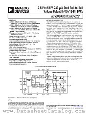 AD5323ARU-REEL7 datasheet pdf Analog Devices