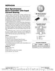 NCP5424 datasheet pdf ON Semiconductor