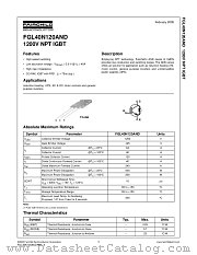FGL40N120AND datasheet pdf Fairchild Semiconductor