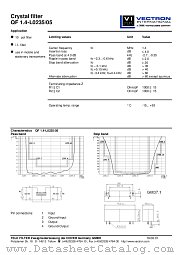 QF1.4-L0235/05 datasheet pdf Vectron