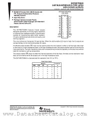 SN74BCT29843NT datasheet pdf Texas Instruments