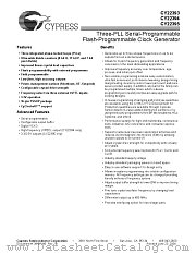 CY22393 datasheet pdf Cypress