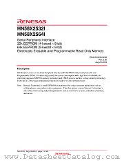 HN58X2532TIE datasheet pdf Renesas