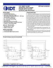 IDT74ALVCH32501BF datasheet pdf IDT