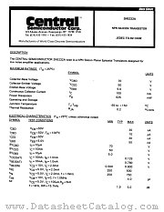2N5232A datasheet pdf Central Semiconductor