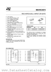 M54HC4072 datasheet pdf ST Microelectronics