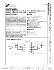 LM2798MM-2.0 datasheet pdf National Semiconductor