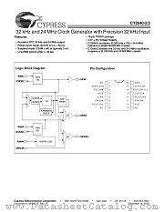 CY2040ZC-3 datasheet pdf Cypress
