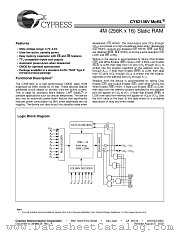 CY62146VLL-70BAI datasheet pdf Cypress