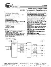 CY22392FC datasheet pdf Cypress