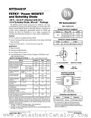 NTTD4401FR2 datasheet pdf ON Semiconductor